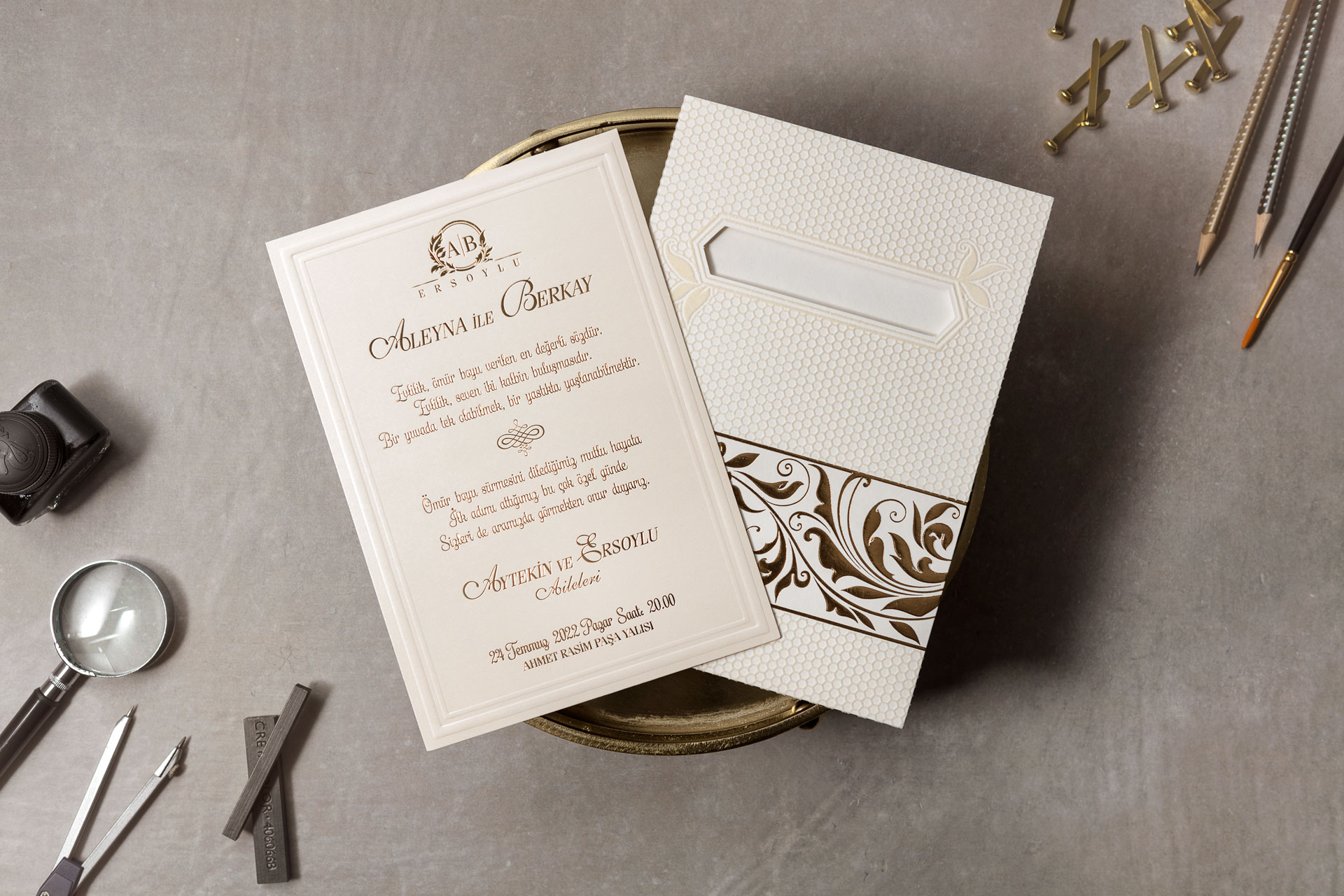 Wedding Davetiye     8416 - 3